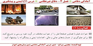تدریس درس آمادگی دفاعی- مدرس: مجتبی سراج- درس 11 قسمت 2