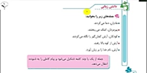 درس 6 فارسی پایه چهارم (جلسه دوم)