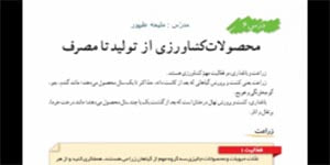 مطالعات اجتماعی ششم درس 6 محصولات کشاورزی از تولید تا مصرف