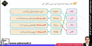نگارش سوم ابتدایی درس 17 صفحه99