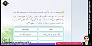 نگارش چهارم ابتدایی درس ششم صفحه39