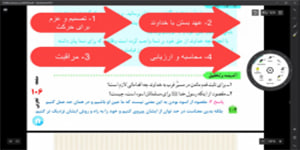 تدریس درس هشتم دین و زندگی دهم