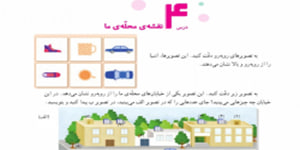 مطالعات چهارم ابتدایی درس 4 نقشه محله ما ( مطالعات چهارم درس 4)