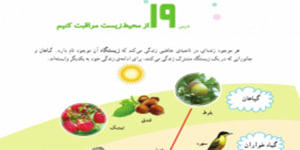مطالعات چهارم ابتدایی درس 19 از محیط زیست مراقبت کنیم ( درس 19 مطالعات)