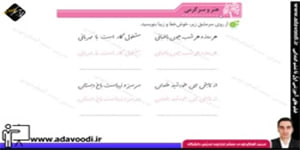 نگارش چهارم ابتدایی درس دهم صفحه60