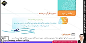 قرآن چهارم ابتدایی درس پانزدهم جلسه ی سوم