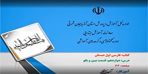 فارسی اول دبستان|درس دوازدهم ببین و بگو|آموزش الفبا به کودکان
