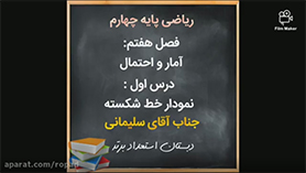 ریاضی چهارم ابتدایی فصل 7 : نمودار خط شکسته