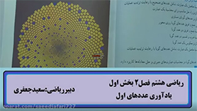 ریاضی هشتم متوسطه اول  فصل 2 : عددهای اول (یادآوری عددهای اول)