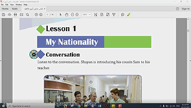 زبان انگلیسی هشتم متوسطه اول درس 1 : My Nationality