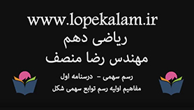 ریاضی دهم متوسطه دوم  فصل 4 : معادله و نامعادله ها (سهمی)