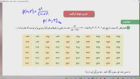 ریاضی دهم متوسطه دوم  فصل 6 : شمارش، بدون شمارش (ترکیب)