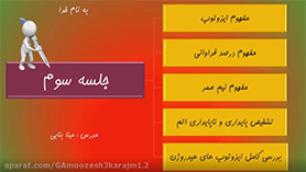 شیمی دهم متوسطه دوم  فصل 1 : کیهان زادگاه الفبای هستی (قسمت سوم)