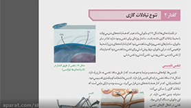 زیست شناسی دهم متوسطه دوم  فصل 3 : تبادلات گازی (تنوع تبادلات گازی)