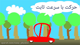 فیزیک دوازدهم متوسطه دوم  فصل 1 : حرکت بر روی خط راست (حرکت با سرعت ثابت)