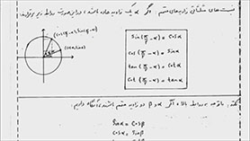 ریاضی یازدهم متوسطه دوم  فصل 4 : مثلثات (درس دوم - نسبت های مثلثاتی زاویه های متمم)